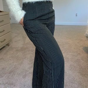 Stripped Wide Leg Pants